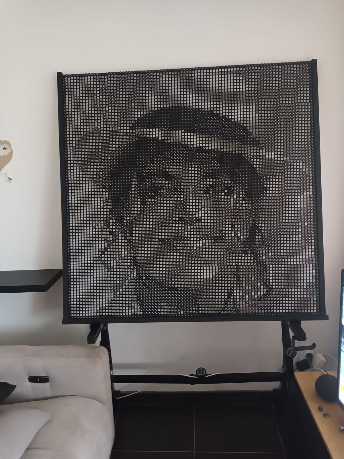 Tableau de Michael Jackson en dés à jouer